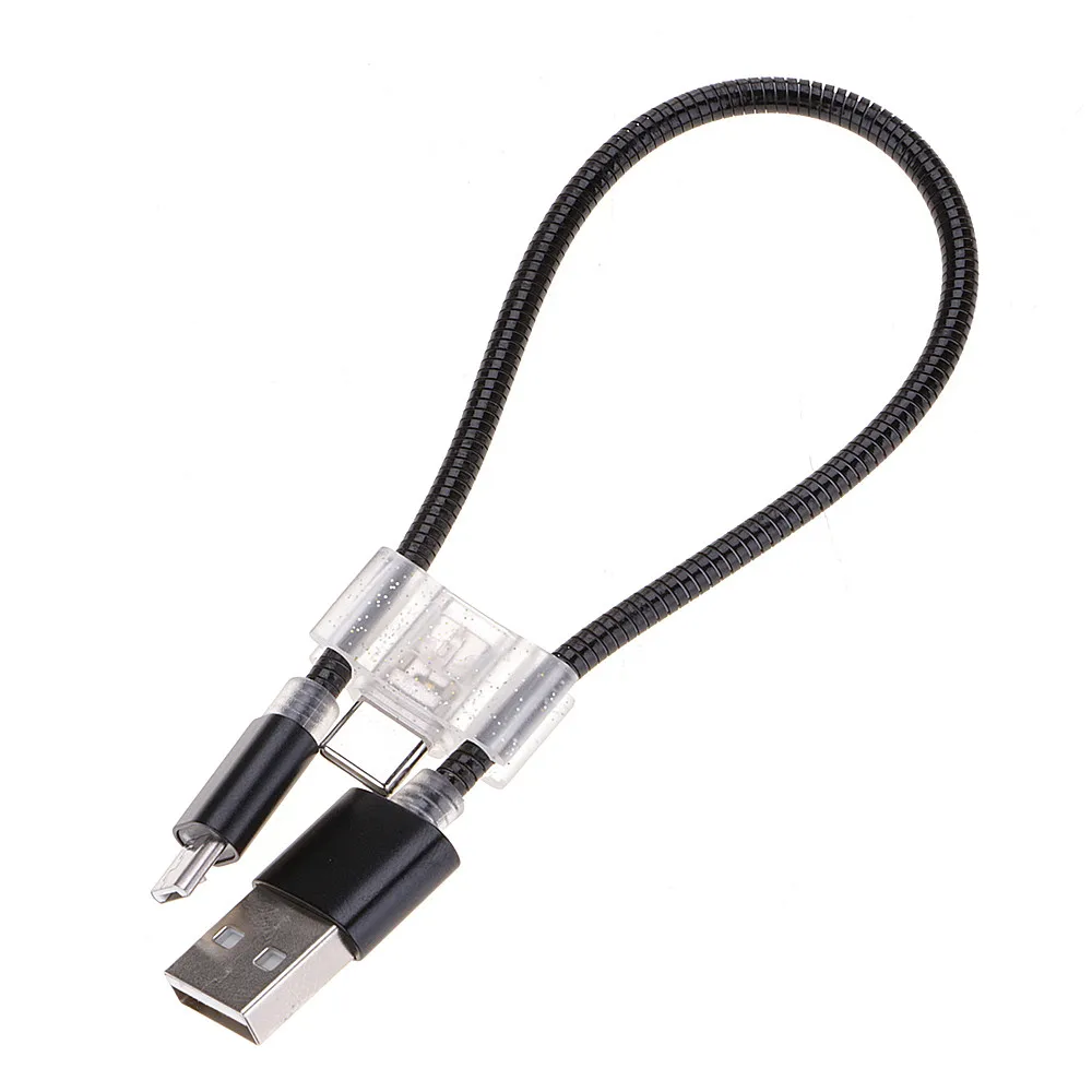 2 в 1 Micro USB & Type C Автоматическая быстрая зарядка для Samsung зарядный провод