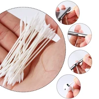 50pcs100pcs dust free disposable cleaning swab cotton stick for airpods earphone headphone phone charge port accessories