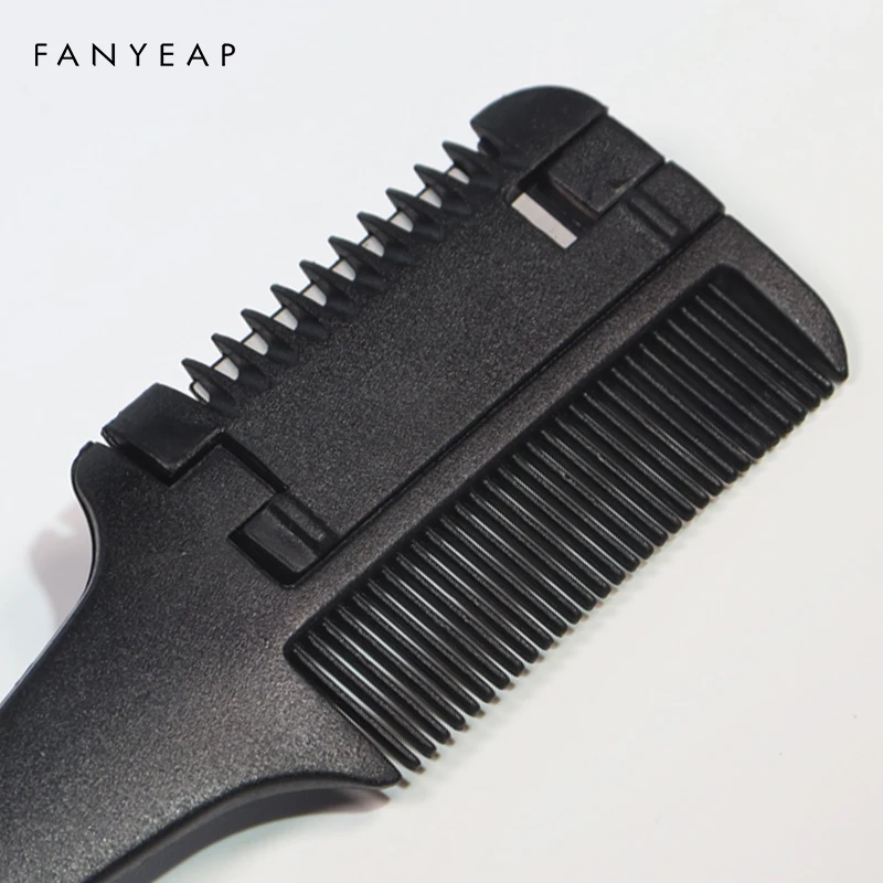 Для стрижки волос гребень с ручкой щетки для сменные лезвия бритвы истончение