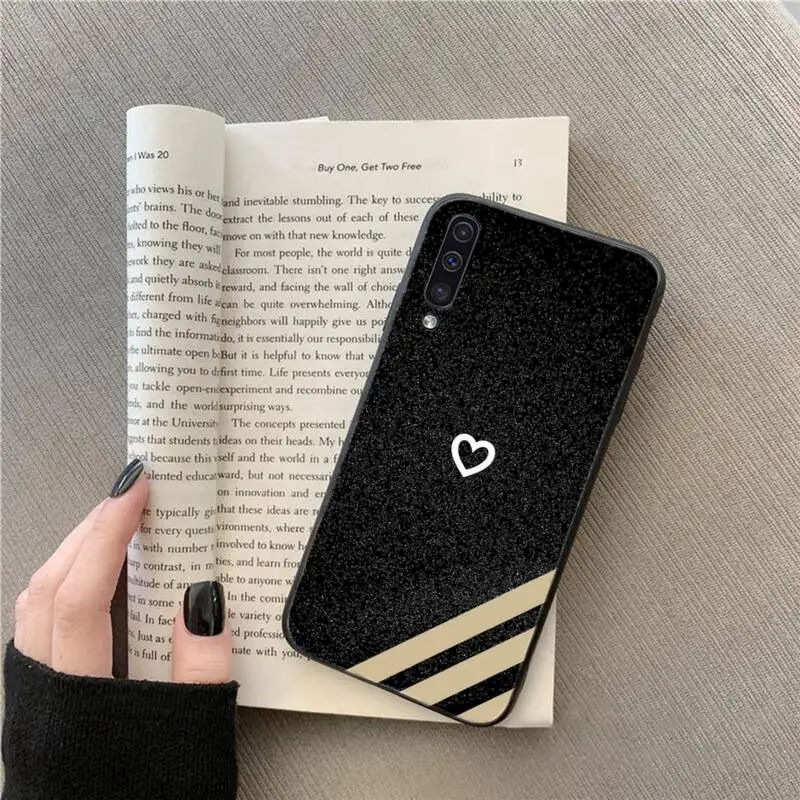 

Romantic love heart grid Phone Case For Samsung Galaxy M10 20 30 A 40 50 70 71 6S A2 A6 A9 2018 J7 CORE PLUS STAR S10 5G C8