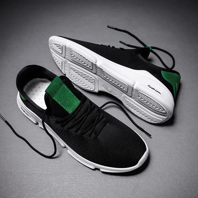 Brand New Running Shoes Men Mesh Breathable Wear-resistant Hot Trainer Sport Male Sneakers | Спорт и развлечения