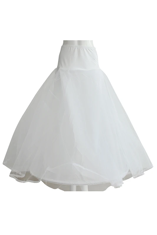 1 Tire Two Layer Wedding Ball Gown Bone Long Crinoline Petticoat | Женская одежда