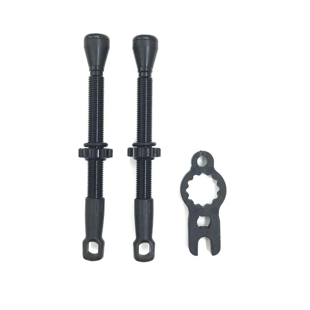 Fouriers MTB дорожный велосипед бескамерный-клапан полный CNC Presta Schrader Stems 40 мм 60 мм без лампа-клапан с ядром инструмента AV FV клапаны - Цвет: Presta 60mm