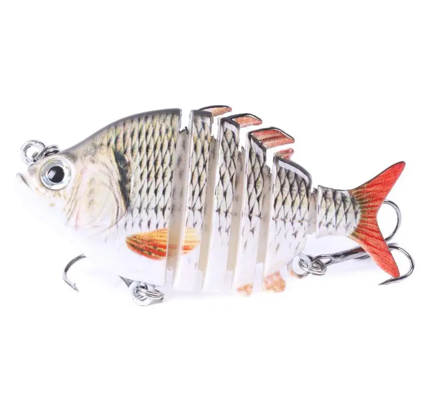 

9,3 г рыболовные приманки мини Мульти составник поддельные рыболовные приманки 6 сегментов гибкий наживки плавающая приманка бионическая пр...