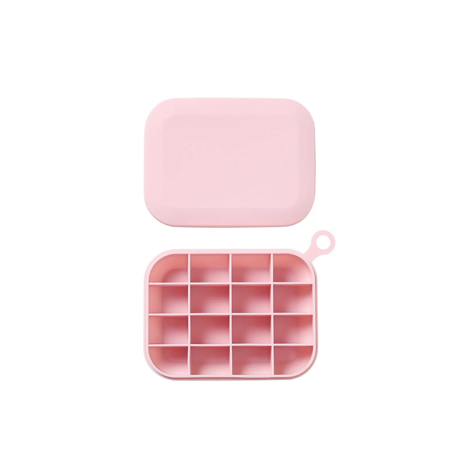 

DIY Ice Mould For Auxiliary Food Box With Silica Gel Ice Lattice And Cover