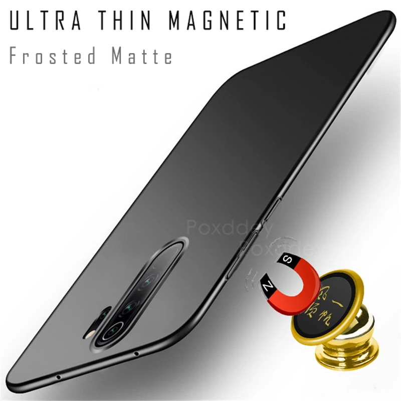 Магнитный матовый чехол из поликарбоната для телефона XIAOMI Mi 8 9 11 Lite 12 Note 10 10T 11T A2 A3