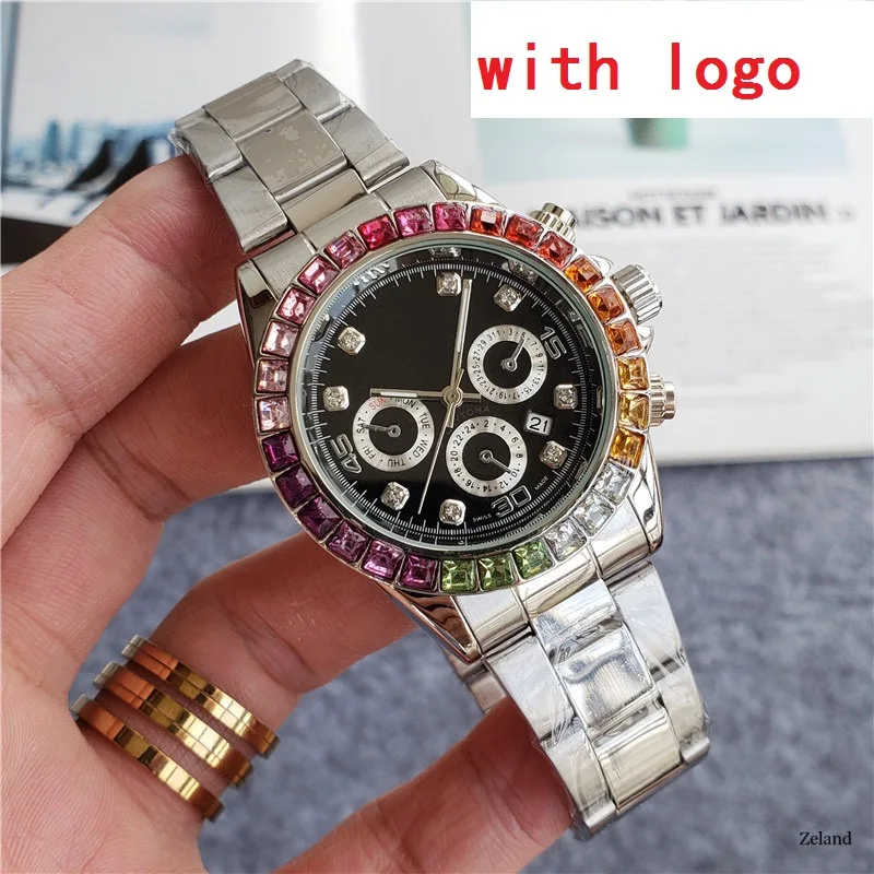 

AAA+ Brand Rolej Luxury Brand quartz men Watches Quartz Watch Stainless Steel Strap wristwatch classic business dress 0740