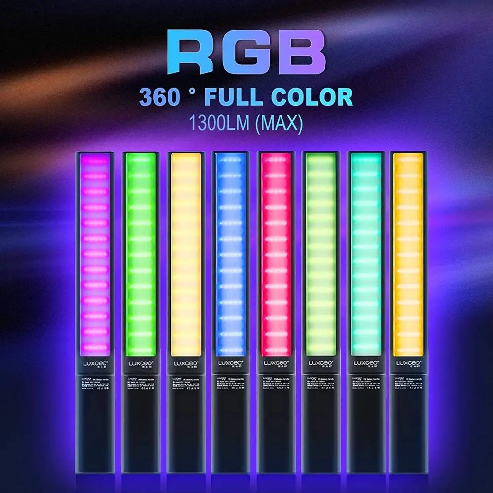 Светодиодная лампа для видеосъемки светильник бар RGB приложение Управление