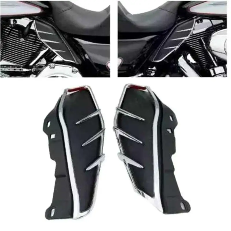 

Motorcycle Bike Mid-Frame Air Deflector Trim For Road King Street Glide Road Accessory