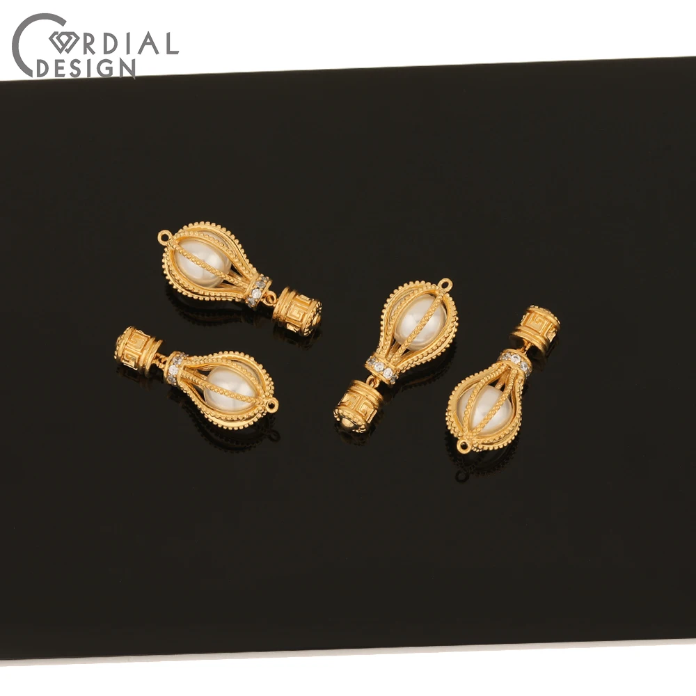 

Cordial Design 10Pcs 11*25MM Jewelry Accessories/Charms/DIY Making/Genuine Gold Plating/Hand Made/Earring Findings/CZ Pendant
