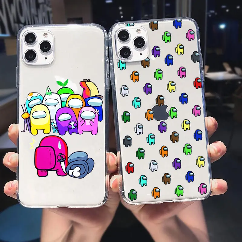 Game Soft silicone TPU Phone Case For iphone 12 Pro Max 11 Pro Max 6S 7 8 Plus SE 2020 X XR XS Max Cartoon  Cover Coque