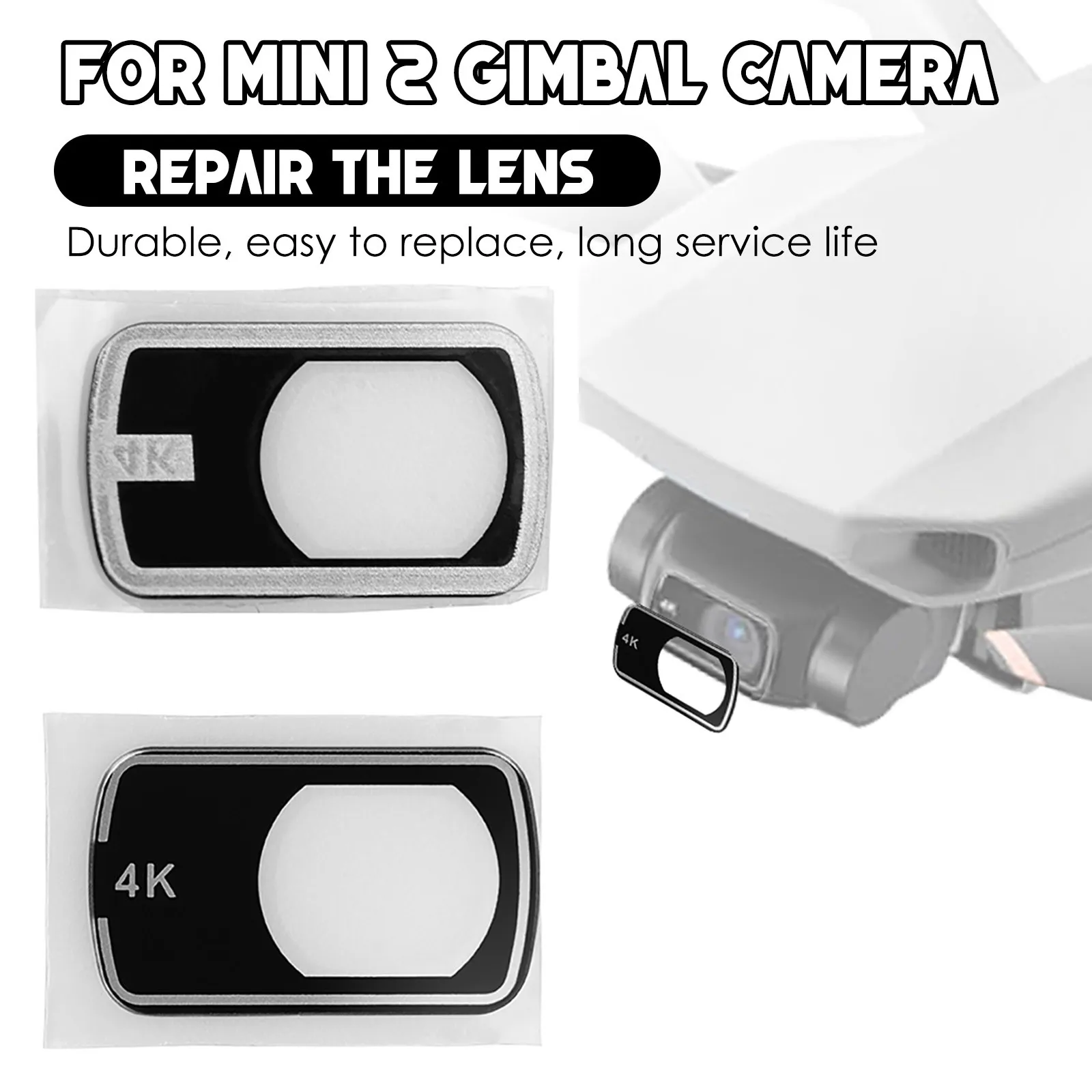 

Подходит для камеры Dji Mini 2 Gimbal аксессуары для дрона ремонтные линзы черные линзы стеклянные аксессуары для дрона комплекты высокого качест...