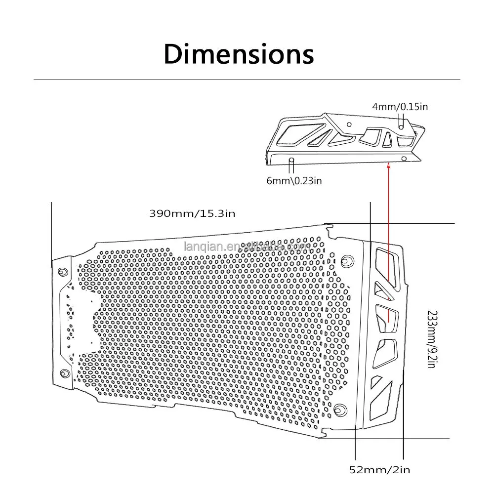 

For KTM DUKE 790 DUKE790 2018 2019 Motorcycle Accessories DUKE 790 2019 Radiator Guard Protector Grille Grill Cover Protection