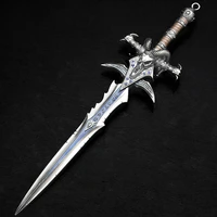 anime alloy sword toy fine production mourning sheep head sword cosplay weapon handmade weapon decoration ornament sword gift