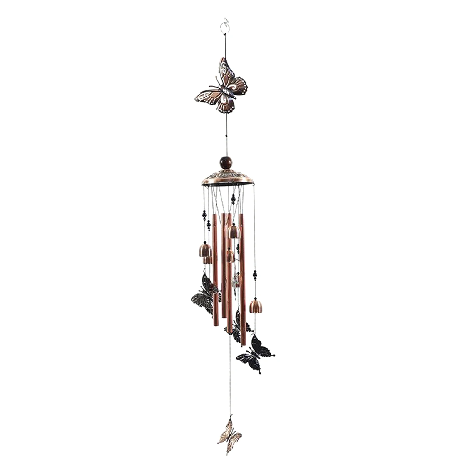 

Collection Butterfly Wind Chimes 4 Tube Memorial Wind Chime Bell for Garden Yard Patio Corridor Decor