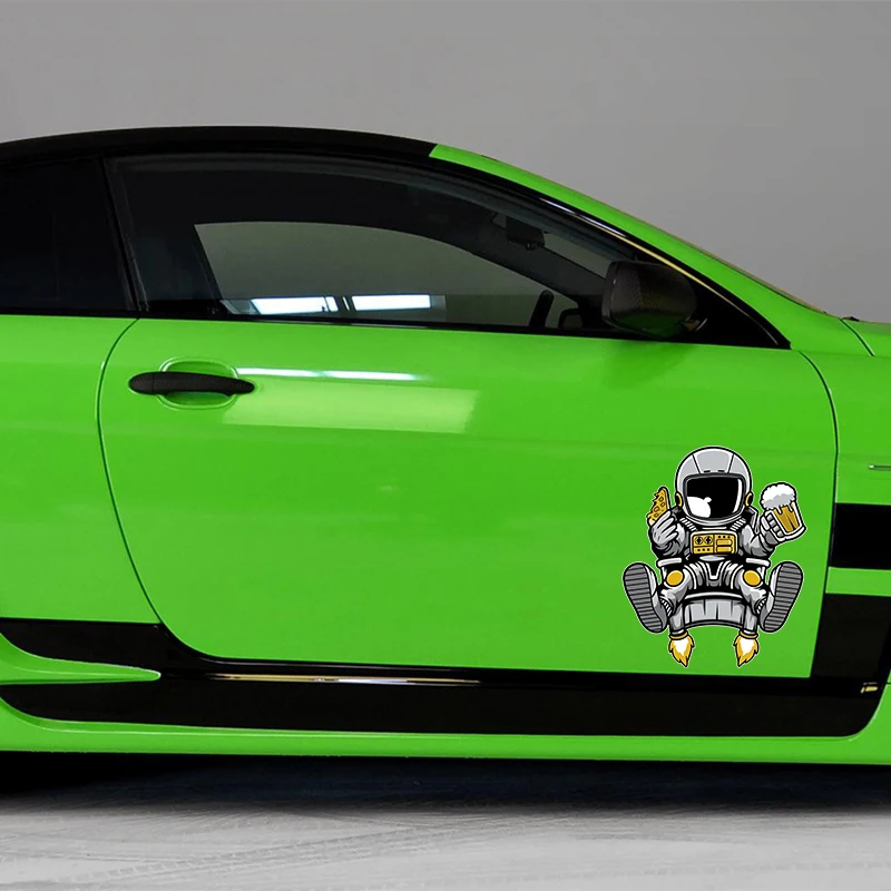 Наклейки для автомобиля RuleMylife супер крутой астронавт напиток пиво забавный