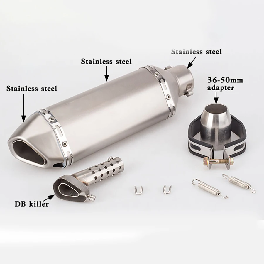 Akrapovic мотоциклетная выхлопная труба мото Escape глушитель дБ убийца для Gsr600 выхлоп Gilera Nexus 500 Yamaha Virago выхлоп Gsf