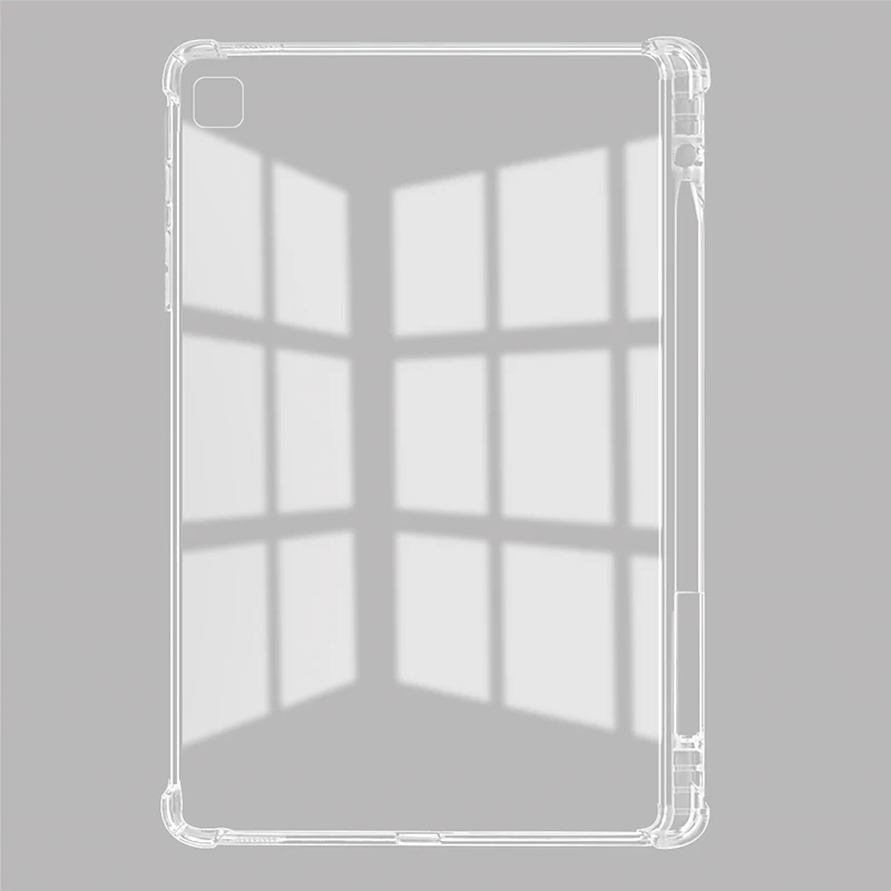 Tablet pencil case for Samsung Galaxy Tab A 8.0&quot 2019 Airbag cover Transparent protection Pen slot capa card SM-T290 SM-T295 |