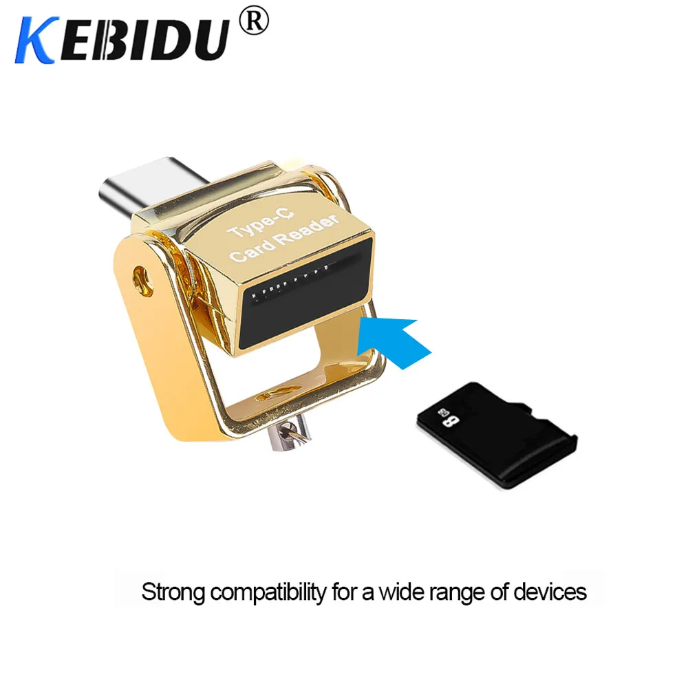 Кардридер Kebidu устройство для чтения карт Micro SD TF Macbook Pro Samsung S9 S8 Xiaomi 5 6 | Компьютеры