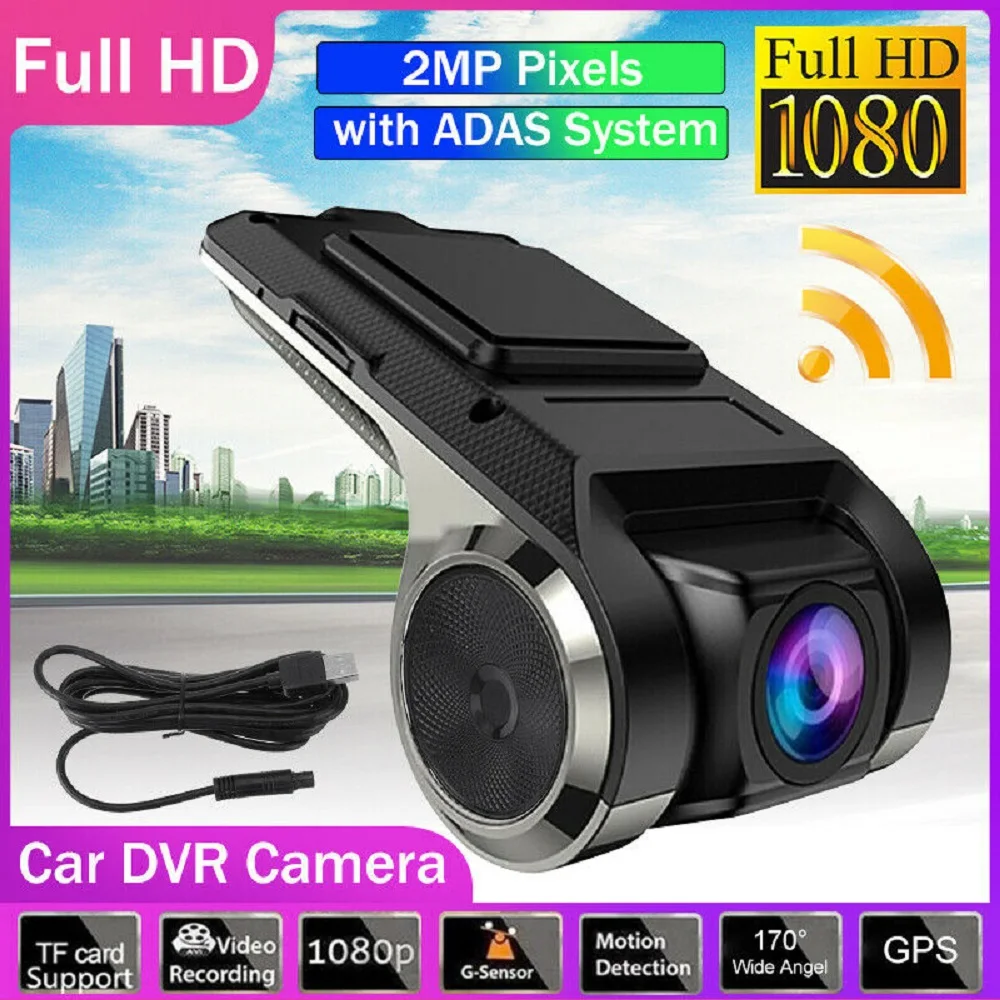 1080P USB Автомобильный видеорегистратор для автомобиля DVR камера DVD Android плеер
