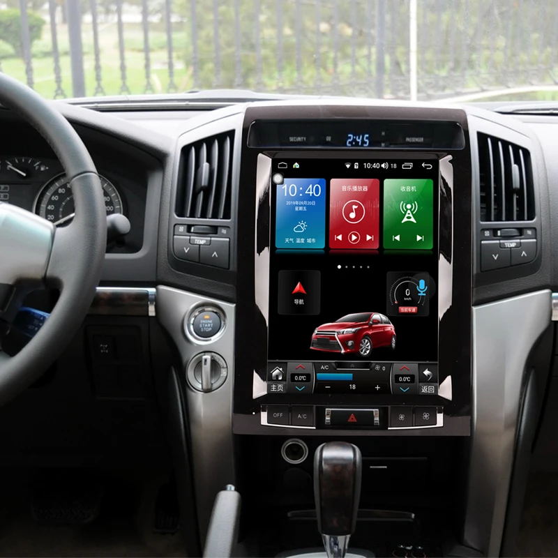 Автомобильная магнитола GoNavi для Toyota Land Cruiser Android 11 аудио DVD MP5 интеллектуальная