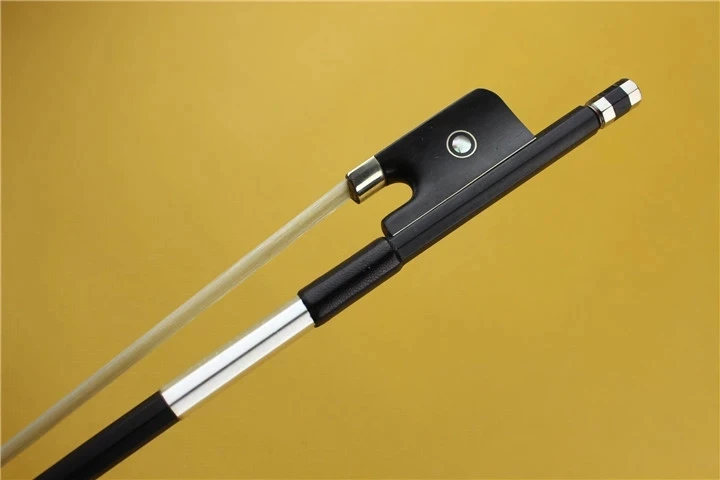 

1pc New black Carbon fiber professional viola bow ebony frog