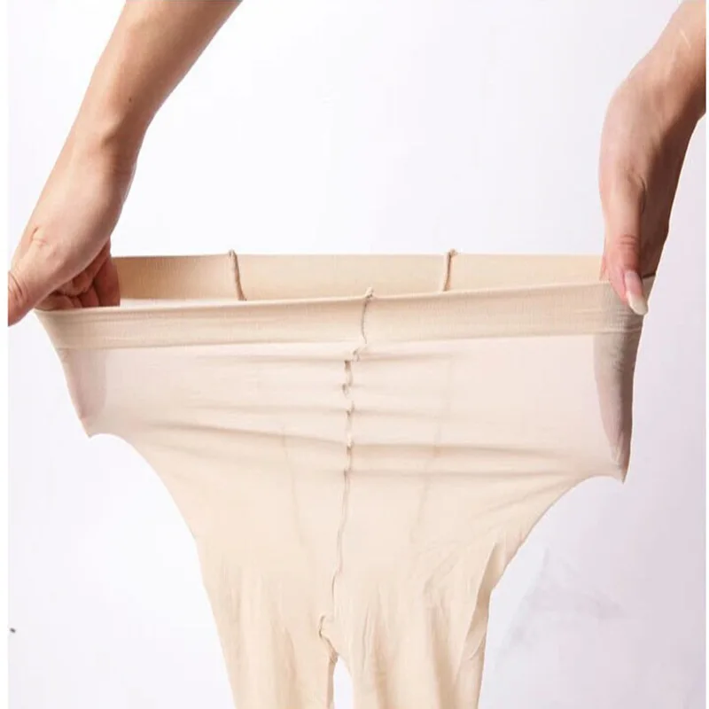 Женские износостойкие колготки привлекательные нейлоновые тонкие черные