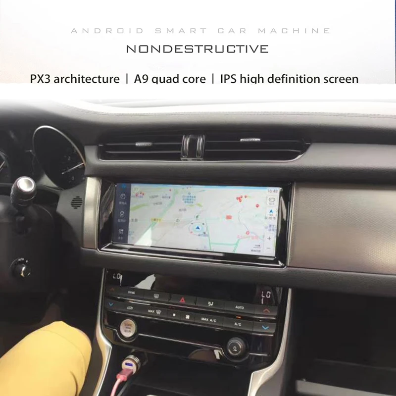 LiisLee Автомобильный мультимедийный GPS аудио Hi Fi Радио стерео для Jaguar XF XFR X260 2015 ~ 2018