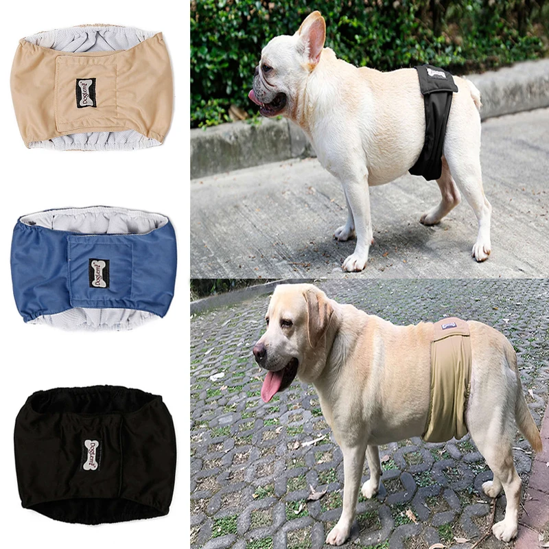 Dog Physiological Pant Washable Male Dog Belly Band Wrap Waterproof Large Pet Diaper Sanitary Training Clothes Shorts Panties images - 6