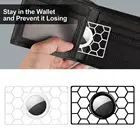 Чехол-кошелек для Apple AirTag, держатель для кредитных карт, подходит для Apple AirTag, силиконовый защитный чехол-локатор