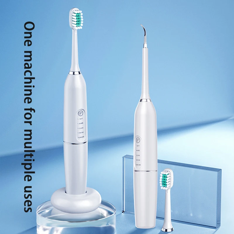 

Adult Electric Toothbrush Ultrasonic Brush Head Automatic Touch Scaler Dental Calculus Remover Dental Scaler Couple Toothbrush