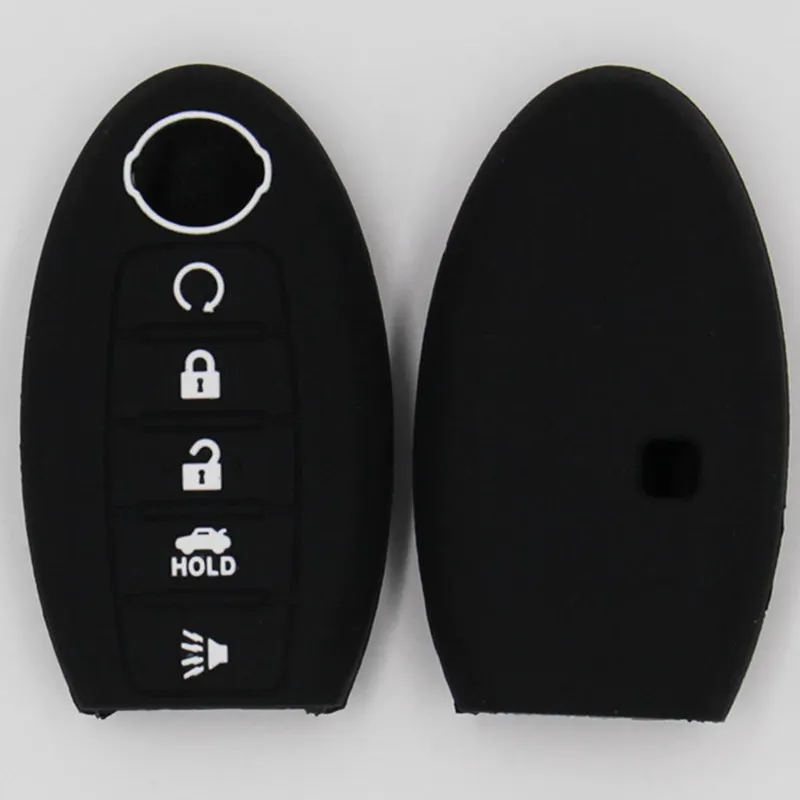 

Силиконовый чехол для автомобильных ключей KAPU без логотипа для Nissan, 5 кнопок Rouge/Maxima/Altima/Sentra/Murano, износостойкий и ударопрочный