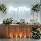 Индивидуальный Логотип Miss To Mrs 3D Led Flex прозрачная акриловая неоновая вывеска из оргстекла светильник вая буква доска Декор Вечерние