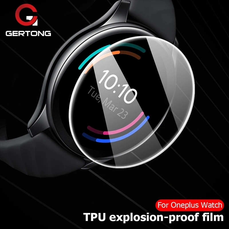 

1-3 шт. Защита экрана для Oneplus Watch TPU Взрывозащищенная пленка для смарт-часов браслет защитный чехол для Oneplus Watch band