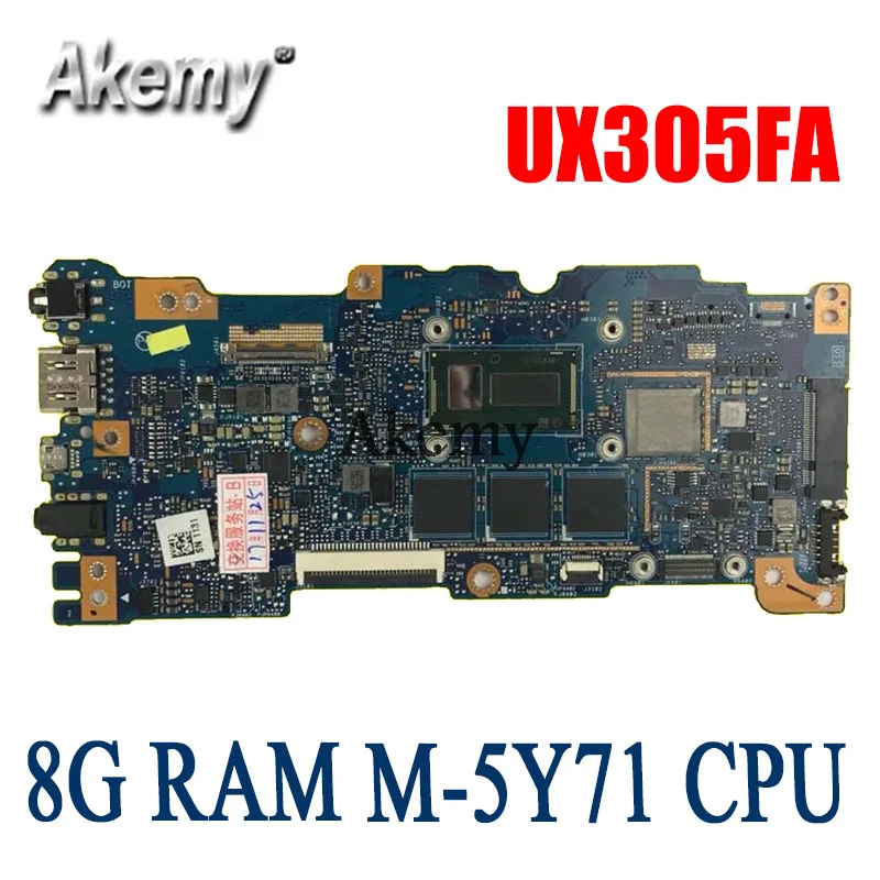 Материнская плата для ноутбука Amazoon UX305FA For Asus UX305F UX305 тестовая оригинальная