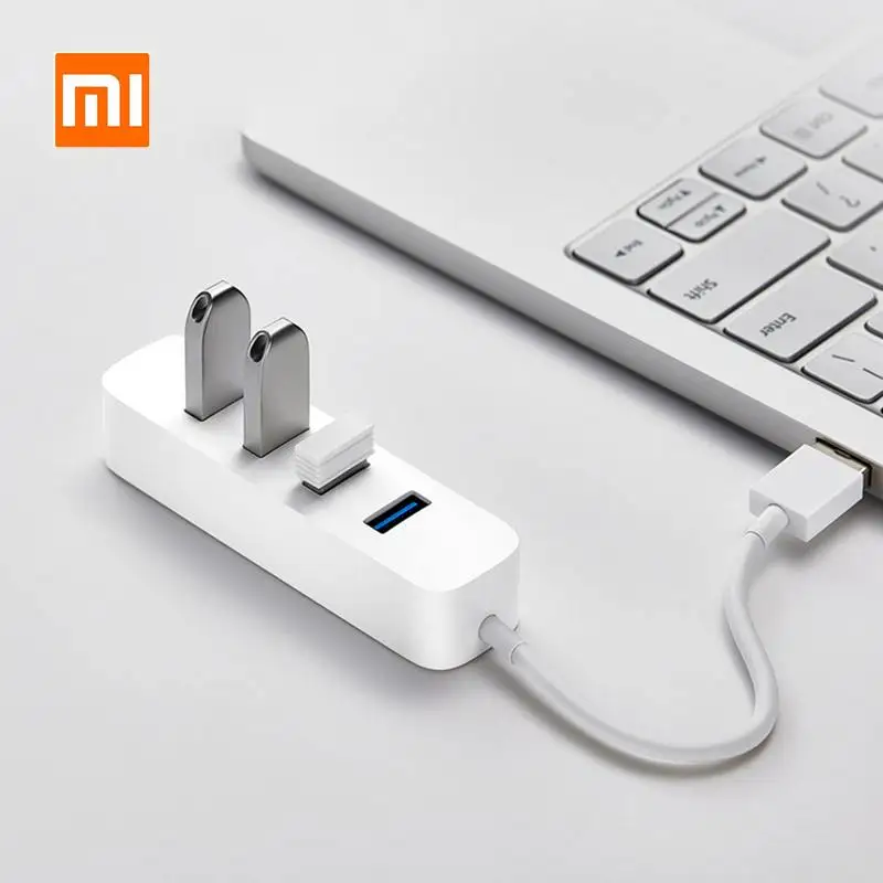 XIAOMI 4 порта USB3.0 концентратор со стоячим блоком питания интерфейс USB удлинитель