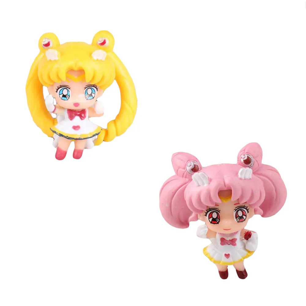 Аниме брелок для ключей фигурки героев Сейлор Мун принцесса галяция кристалл