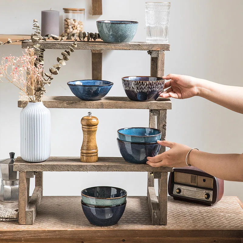 5-дюймовая миска для риса керамическая искусственная маленькая еды | Дом и сад