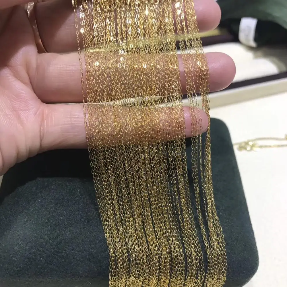 Ожерелье из желтого золота 45 см 18 К | Украшения и аксессуары