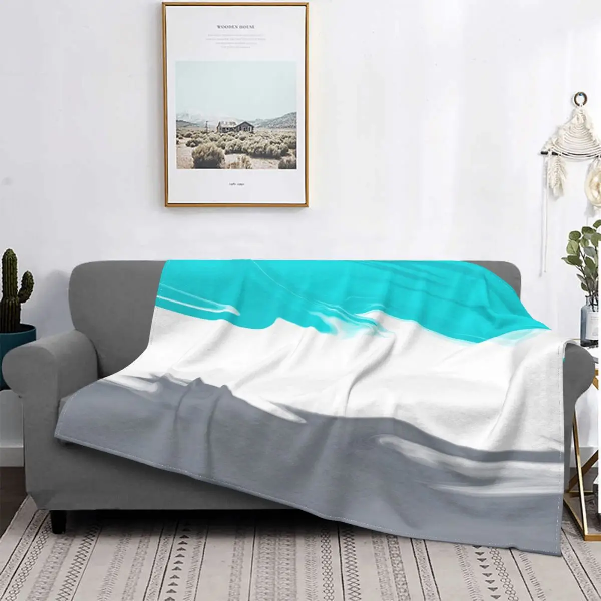 

Одеяло с жидким рисунком смешанных цветов, покрывало для кровати, плед, покрывала для дивана, покрывало с капюшоном, хлопковое постельное бе...