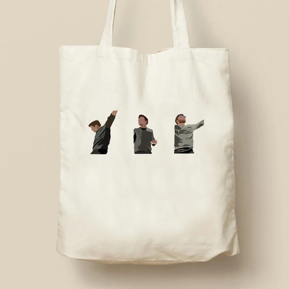 

Quarantine Sebastian Stan Tote Bag Women Men Funny Bucky Barnes Fan Canvas Bag Harajuku Shoulder Bags Casual Shopping Bag