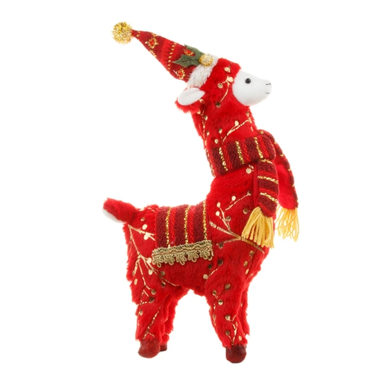 

Cute Alpaca Plush Toy Kawaii Soft Stuffed Animal Kids Doll Toys for Baby Children Boys Girls Birthday Xmas Gift Party Decor