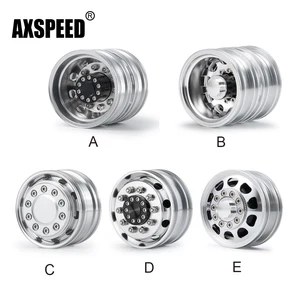 Передниезадние колесные диски AXSPEED из металлического сплава, ступицы для Tamiya 1:14, Радиоуправляемый трактор, альпинистский прицеп, обновленная деталь для грузового автомобиля