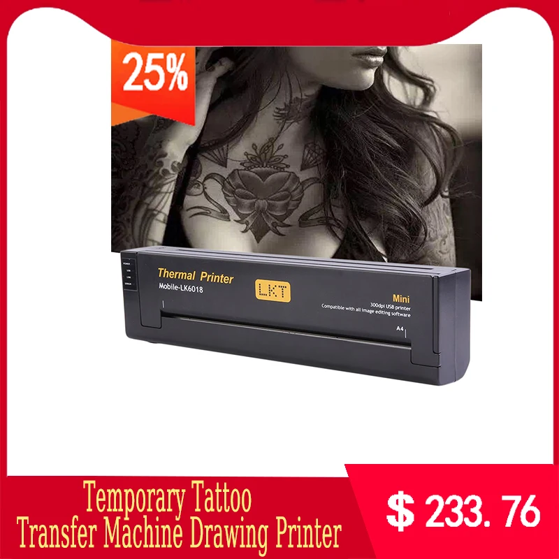 

Professional Tattoo Stickers Kit Complete Tattoo Pen Machine LCD Touch Screen Tattoo Power Cartridges for Tattoo Beginners