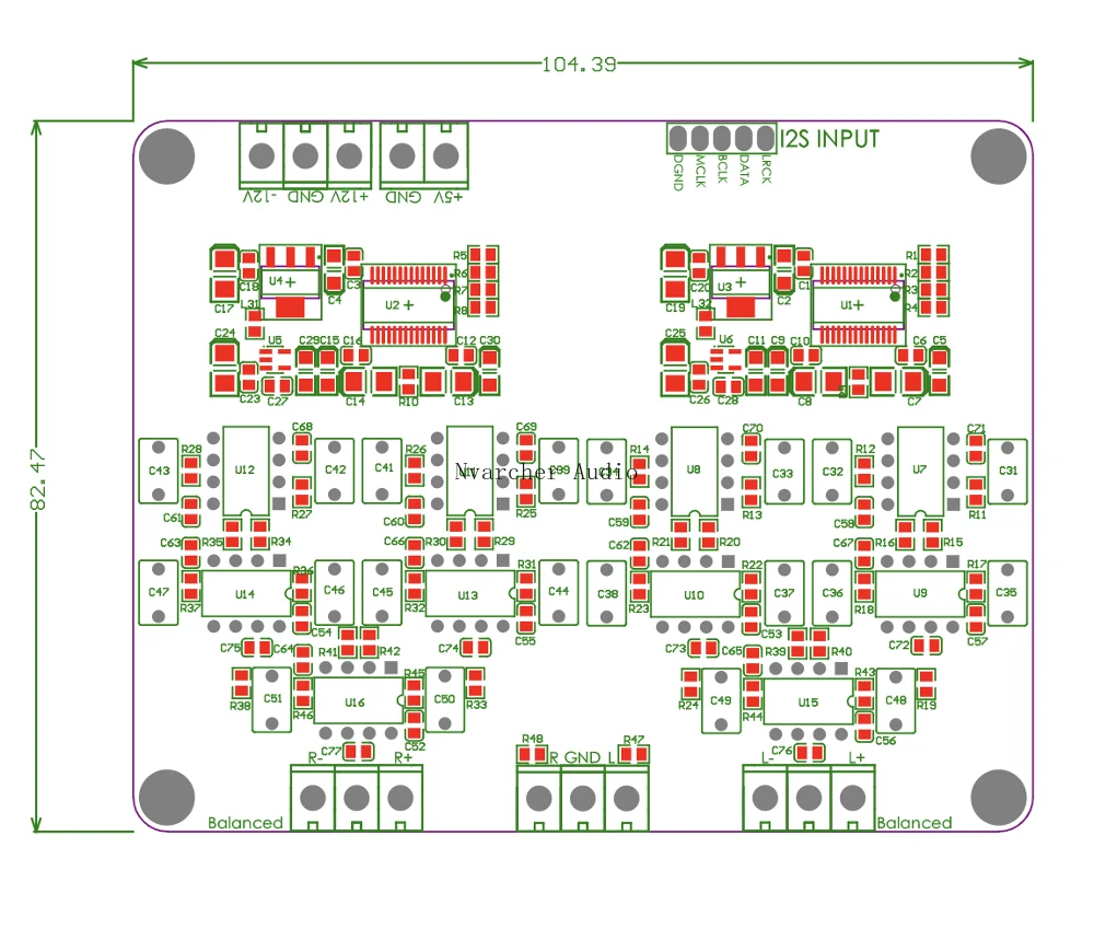 Nvarcher HiFi параллельный ЦАП PCM1794A аудио декодер NE5532 Op AMP сборная плата 24 бит 192