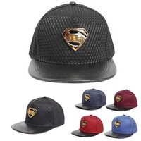 dc anime figure superhero superman adult size metal logo baseball cap peaked cap mesh cap clothing accessory birthday gifts
