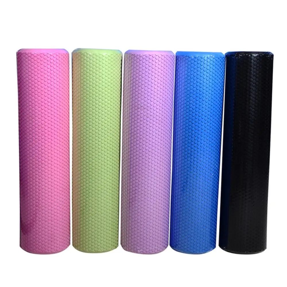 Solid Yoga Foam Roller 45/30*15cm EVA Grid Point Pilates Column for  Gym Massage Therapy Physio Relieve Joint Pressure THANKSLEE