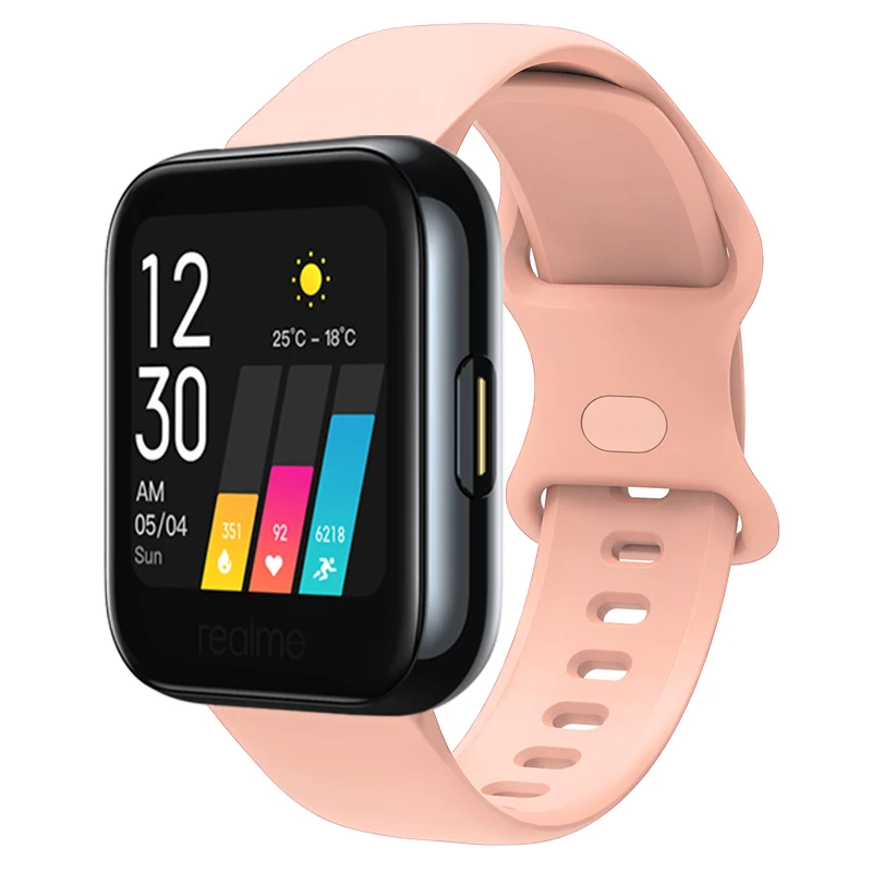 Силиконовый ремешок для наручных часов Realme Watch/Realme Watch 2 Pro сменный S | Наручные часы