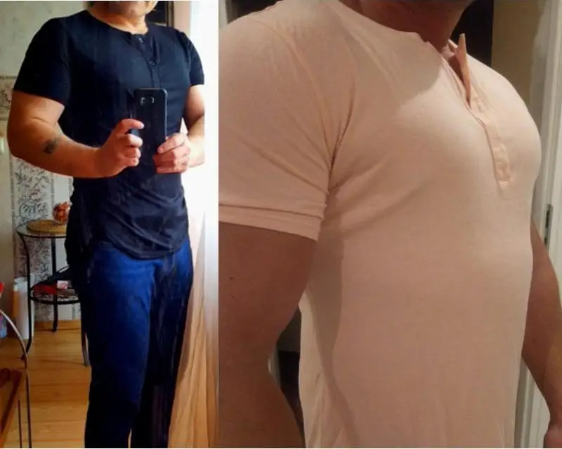 

2021 Stylish Solid Color Tee Tops Men T Shirt Short Sleeve Male Clothes Fitness Fashion Round Neck Casual Tshirt