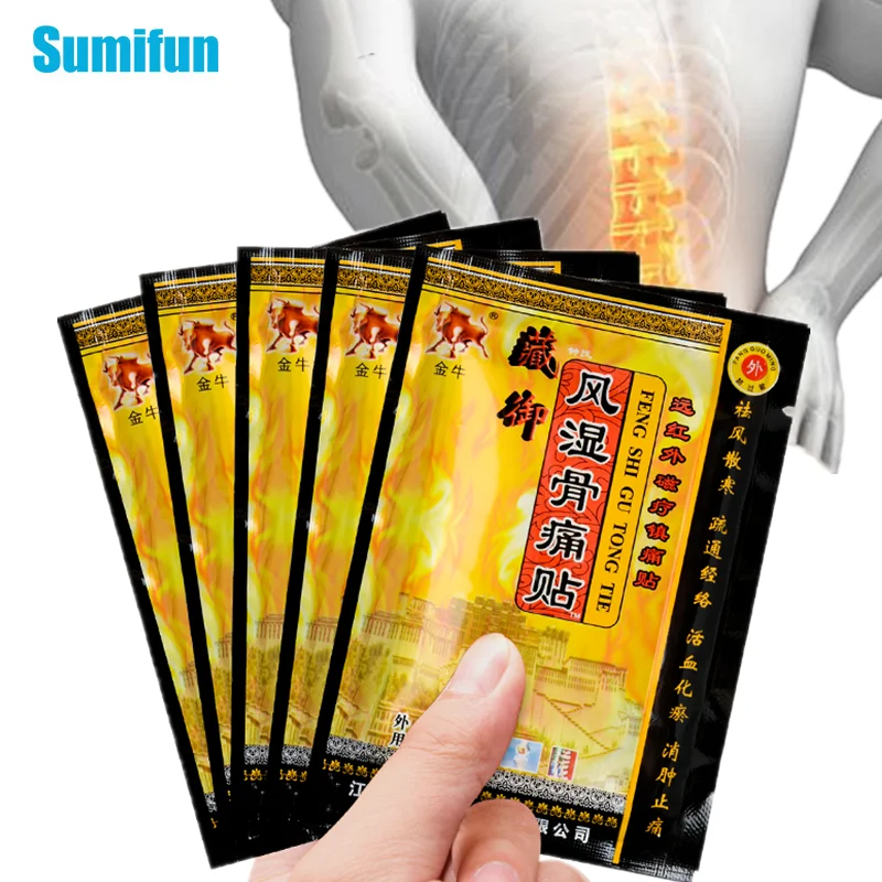 Пластырь Китайский травяной для снятия симптомов боли в суставах и коленях 40